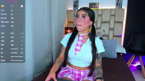 Snapshot of little__sophie18 chatting on November 2025 08:10:01 PM Sophie ---- connected from 1400 to 2100 Colombia time online show from November 2025 08:10:01 PM