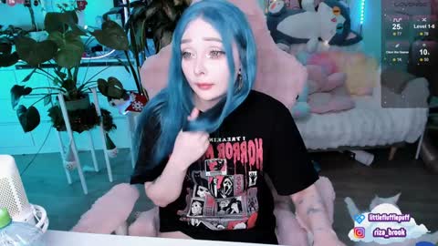 Snapshot of littleflufflepuff chatting on December 2024 12:30:02 AM Riza Riri Puff online show from December 2024 12:30:02 AM