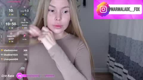 Marmalade Fox online show from April 2026 06:04:02 PM