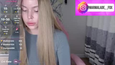 Marmalade Fox online show from April 2026 06:19:02 PM