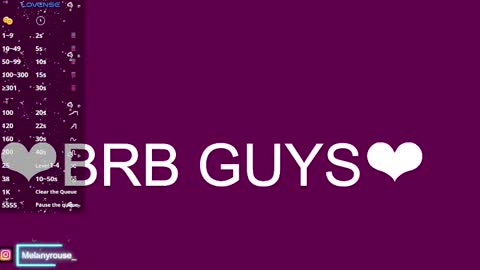 melanyrouse1 online show from March 2025 09:40:02 PM