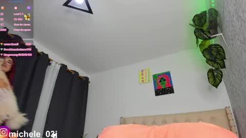 Snapshot of michele_rooss00 chatting on February 2025 06:45:01 AM melannie follow my new page online show from February 2025 06:45:01 AM