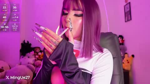 Snapshot of ming_yue_ chatting on May 2026 05:34:02 AM My name is Fer Nice to meet you give it a thumbs up please its important online show from May 2026 05:34:02 AM