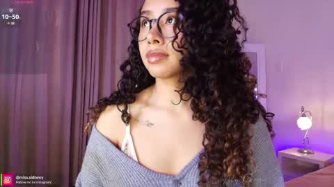 Snapshot of miss_sidney chatting on November 2025 12:49:02 PM Amy Olivera online show from November 2025 12:49:02 PM