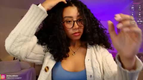 Snapshot of miss_sidney chatting on April 2026 05:30:01 PM Amy Olivera online show from April 2026 05:30:01 PM