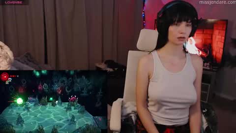 Snapshot of missjendare chatting on December 2024 06:34:01 AM Miss Jen Dare online show from December 2024 06:34:01 AM