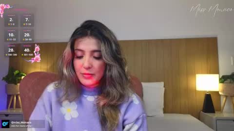 Snapshot of missmonaco chatting on February 2025 12:43:01 AM Emma Rivera online show from February 2025 12:43:01 AM