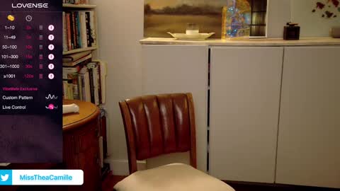 Snapshot of misstheacamille chatting on January 2025 11:05:01 PM MissThea online show from January 2025 11:05:01 PM