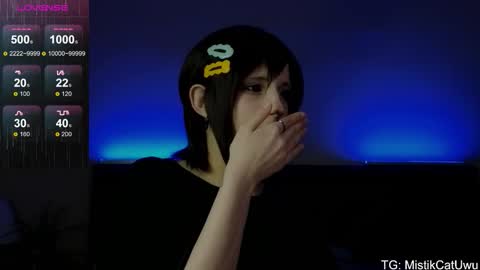 mistikcat online show from March 2026 02:45:01 PM