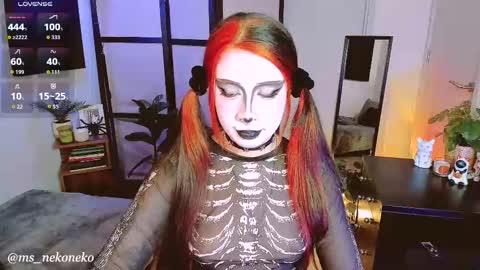 Snapshot of ms_nekoneko chatting on October 2025 05:52:01 PM schedule monday tuesday wednesday thursday - sunday online show from October 2025 05:52:01 PM