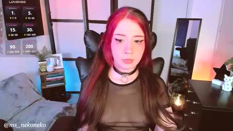 Snapshot of ms_nekoneko chatting on November 2025 10:09:02 PM schedule monday tuesday wednesday thursday - sunday online show from November 2025 10:09:02 PM