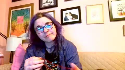 Snapshot of nakedcrafts chatting on February 2025 06:43:01 AM Lizzy online show from February 2025 06:43:01 AM