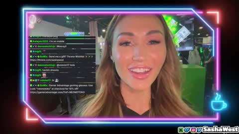 Sasha West online show from February 2025 02:47:02 AM