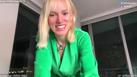 Snapshot of ohbabykelly chatting on February 2026 01:10:02 AM Kelly online show from February 2026 01:10:02 AM