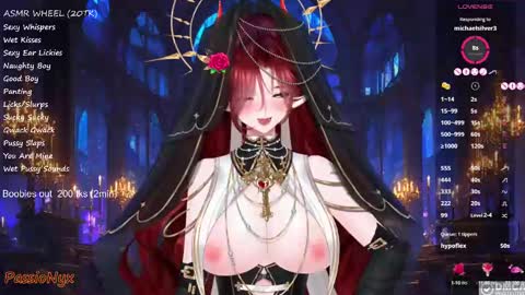 Snapshot of passionyx chatting on February 2025 06:27:02 AM Succubus Nyx online show from February 2025 06:27:02 AM