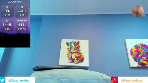 Snapshot of patty_jenkinss chatting on January 2025 07:10:02 AM Hi Pvt open Moans from lovense tell me Fav 113366 Especial level 33 online show from January 2025 07:10:02 AM