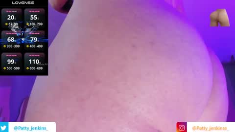 Snapshot of patty_jenkinss chatting on January 2025 03:51:01 AM Hi Pvt open Moans from lovense tell me Fav 113366 Especial level 33 online show from January 2025 03:51:01 AM