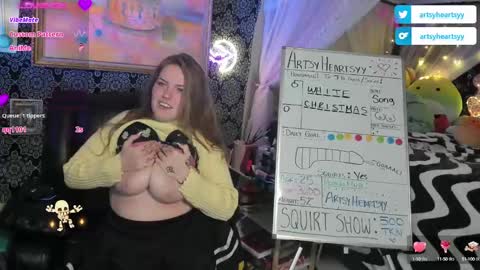 Snapshot of pawggoddess778 chatting on December 2024 02:09:01 AM ArtsyHeartsyy online show from December 2024 02:09:01 AM