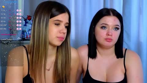 Lora black  and Lili blonde welcome you here online show from February 2025 11:49:02 AM