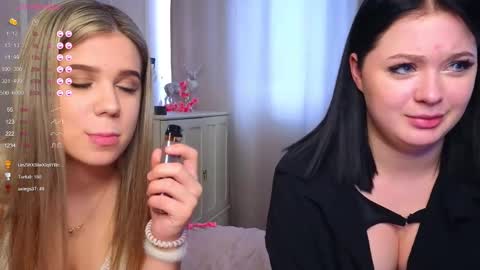 Lora black  and Lili blonde welcome you here online show from February 2025 10:30:02 AM