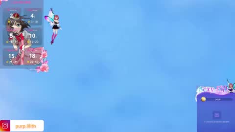 Purple Lilith online show from February 2025 05:07:02 PM