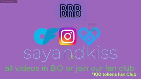 Say and kiss online show from March 2026 02:12:02 PM