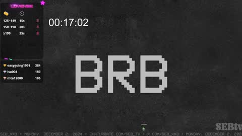 Snapshot of seb_tv chatting on December 2024 05:59:02 AM Sebastian online show from December 2024 05:59:02 AM
