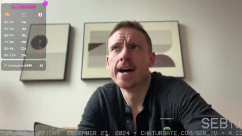 Snapshot of seb_tv chatting on December 2024 07:35:01 PM Sebastian online show from December 2024 07:35:01 PM