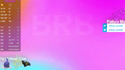 Dean Carter online show from March 2026 10:02:02 PM