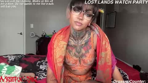 Snapshot of sinfulincubus chatting on September 2025 09:49:02 PM Mistrx Sin online show from September 2025 09:49:02 PM