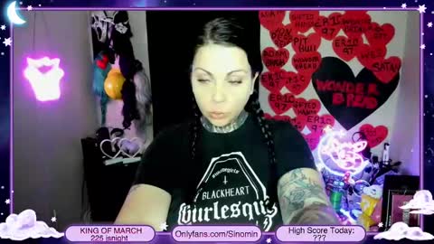 Snapshot of sinominx chatting on March 2025 12:44:01 AM Sinomin online show from March 2025 12:44:01 AM