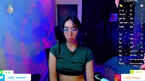 Snapshot of sofia_vanner chatting on June 2026 03:25:01 AM SOFIA online show from June 2026 03:25:01 AM
