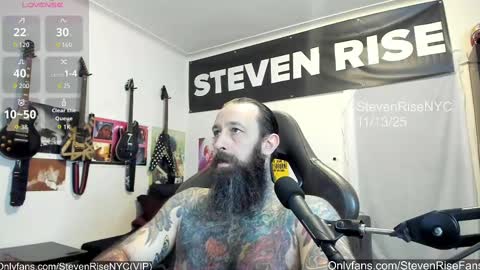 StevenRiseNYC online show from November 2025 02:54:01 AM