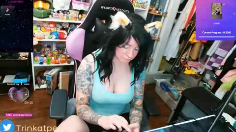 Snapshot of trinitykatze chatting on September 2025 07:52:01 PM Trin Kat pet online show from September 2025 07:52:01 PM