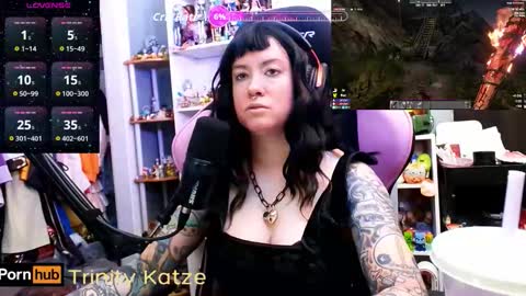 Snapshot of trinitykatze chatting on February 2026 06:25:02 PM Trin Kat pet online show from February 2026 06:25:02 PM
