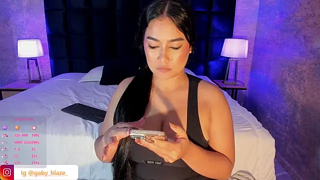 Snapshot of Gaby_Blaze chatting on February 2025 12:38:02 AM Gaby Blaze online show from February 2025 12:38:02 AM