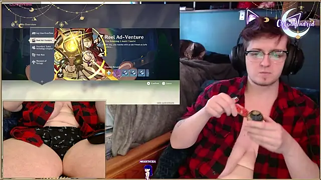 CryptidIndrid online show from March 2025 01:10:01 AM