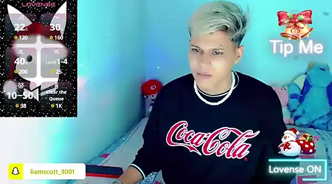 Liamscott  online show from December 2024 09:23:01 AM