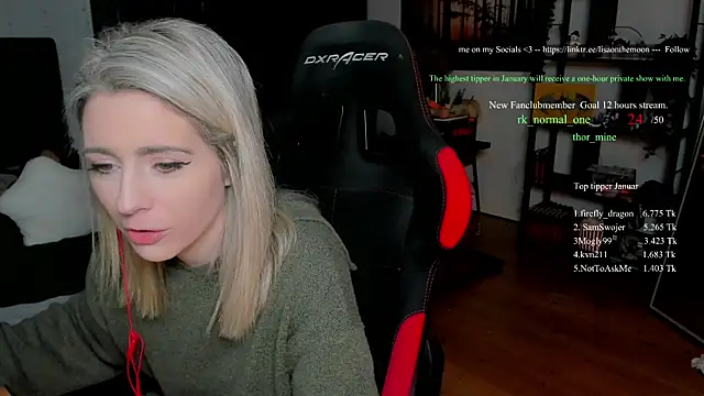 Lisaonthemoon online show from January 2026 08:56:02 PM