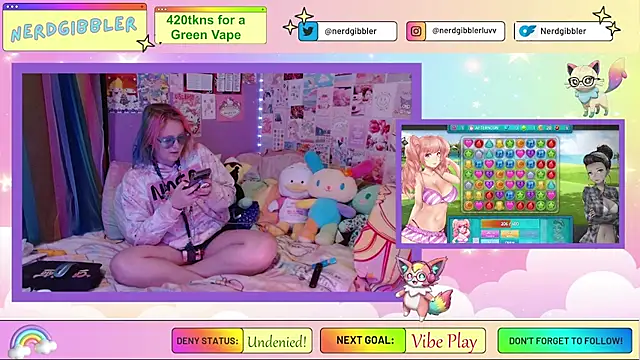 Snapshot of nerdgibbler chatting on July 2026 04:25:02 PM nerdgibbler online show from July 2026 04:25:02 PM