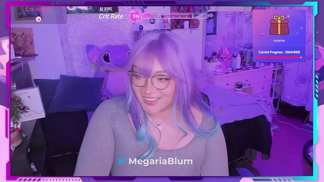 Snapshot of MegariaB chatting on December 2024 04:07:02 AM MegariaB online show from December 2024 04:07:02 AM