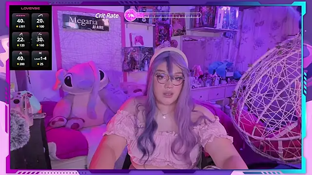 Snapshot of MegariaB chatting on February 2025 04:41:02 AM MegariaB online show from February 2025 04:41:02 AM