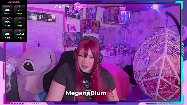 Snapshot of MegariaB chatting on March 2025 04:40:02 AM MegariaB online show from March 2025 04:40:02 AM