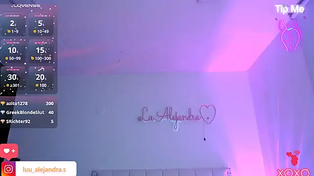 alee lenoxx online show from February 2025 07:07:02 AM