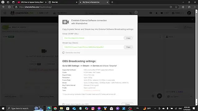 Houstonslong1 online show from January 2025 11:01:02 AM