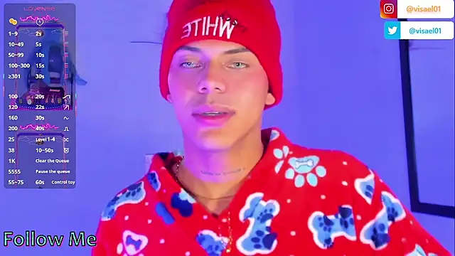 Snapshot of visaelX chatting on March 2025 12:32:01 AM visaelX online show from March 2025 12:32:01 AM