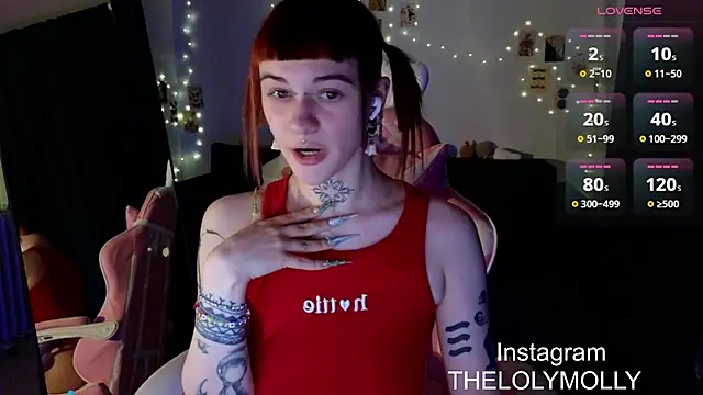 Snapshot of LolyMolli chatting on February 2025 06:09:02 PM LolyMolli online show from February 2025 06:09:02 PM