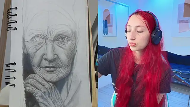 Snapshot of Vermelha_Gremory_ chatting on January 2025 07:18:02 AM Vermelha Gremory online show from January 2025 07:18:02 AM