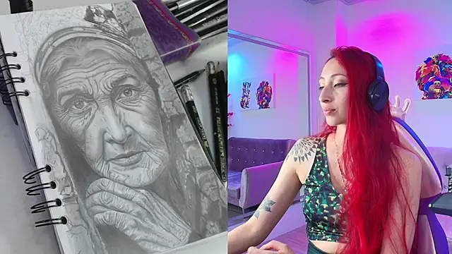 Snapshot of Vermelha_Gremory_ chatting on February 2025 01:32:02 AM Vermelha Gremory online show from February 2025 01:32:02 AM