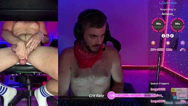 Snapshot of Mikev chatting on March 2025 10:13:02 PM Mikev online show from March 2025 10:13:02 PM